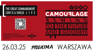 Camouflage, Koncert, Proxima, Warszawa, Bilety